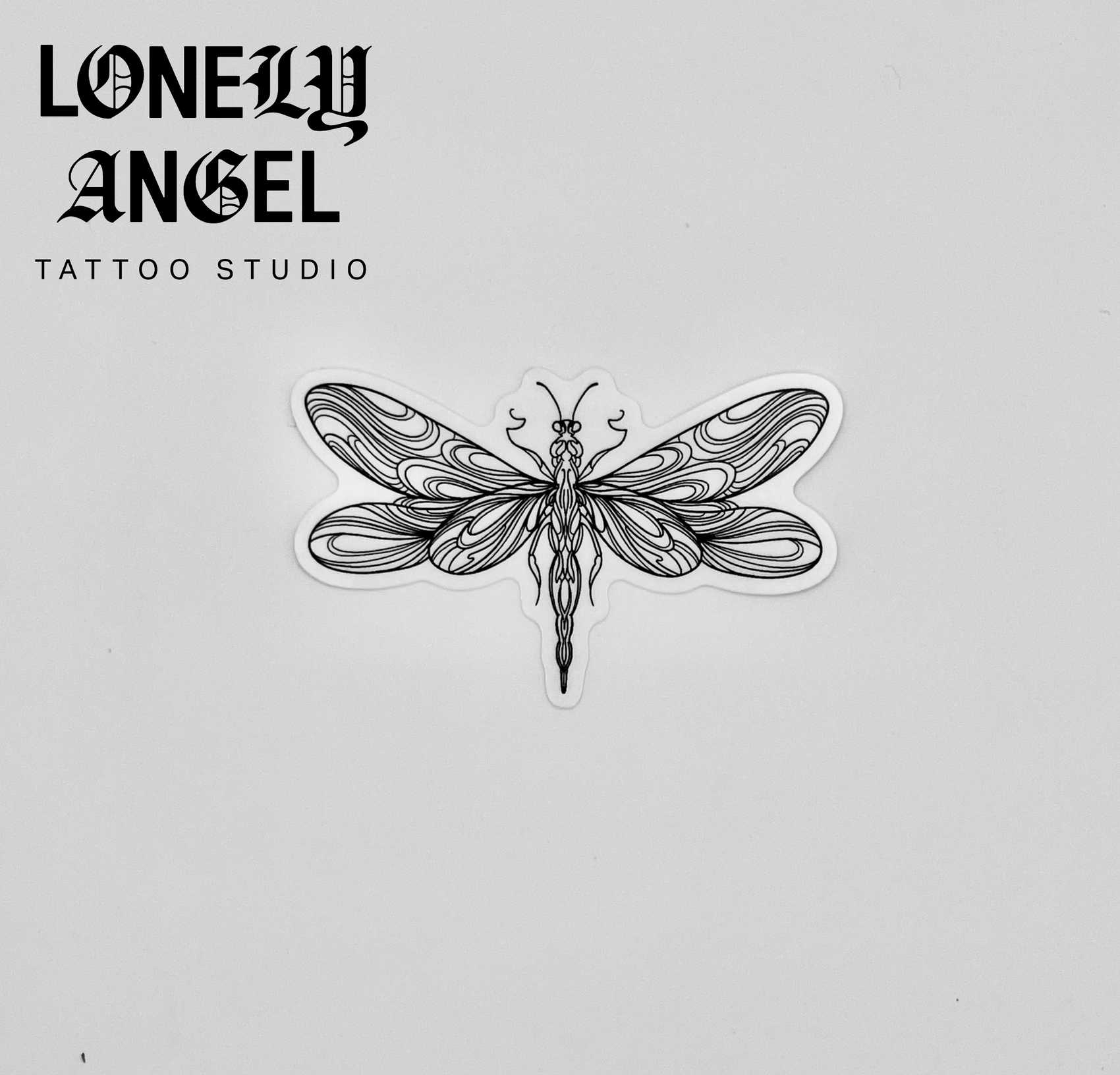 Dragonfly Temporary Tattoo 3"