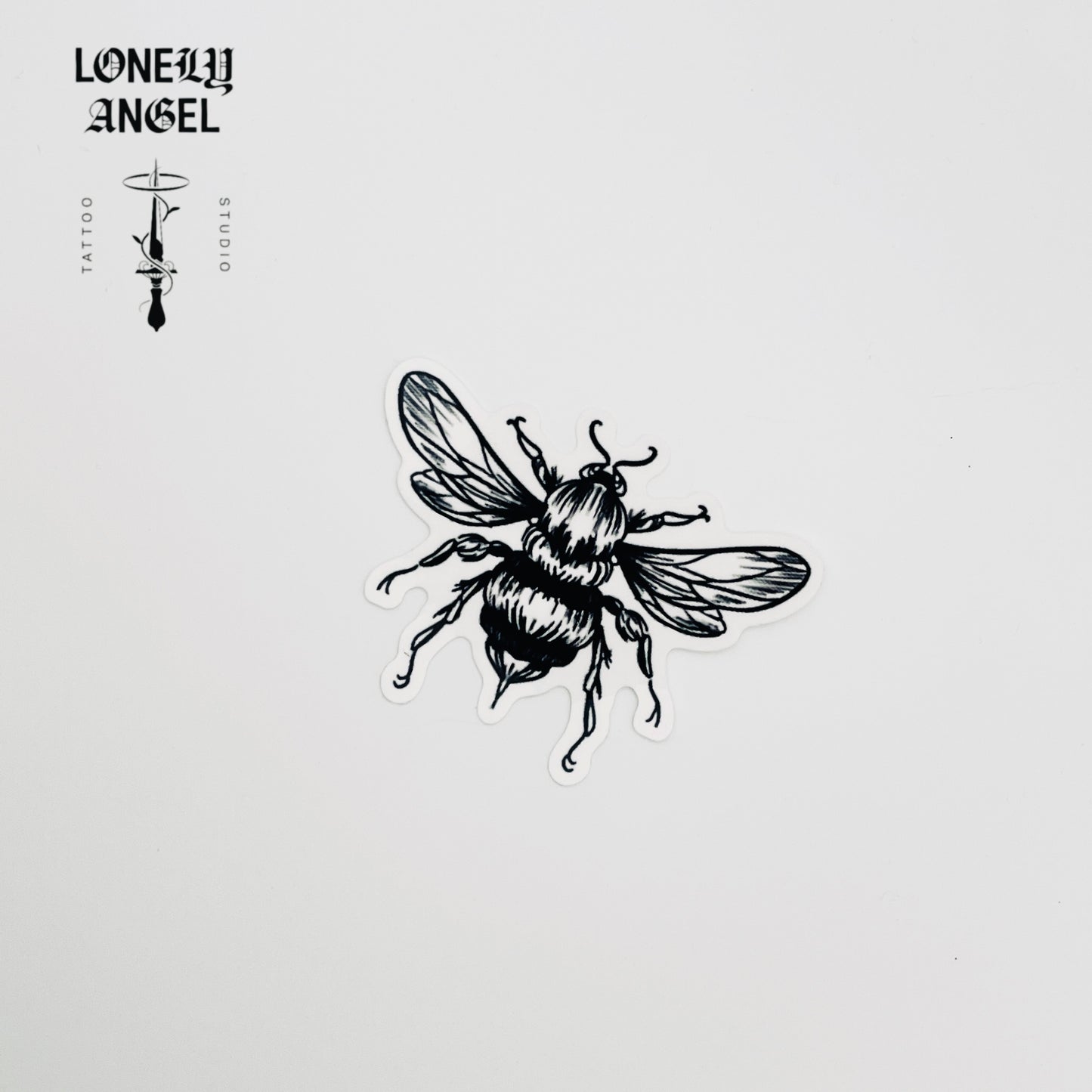 Bee Temporary Tattoo 3"