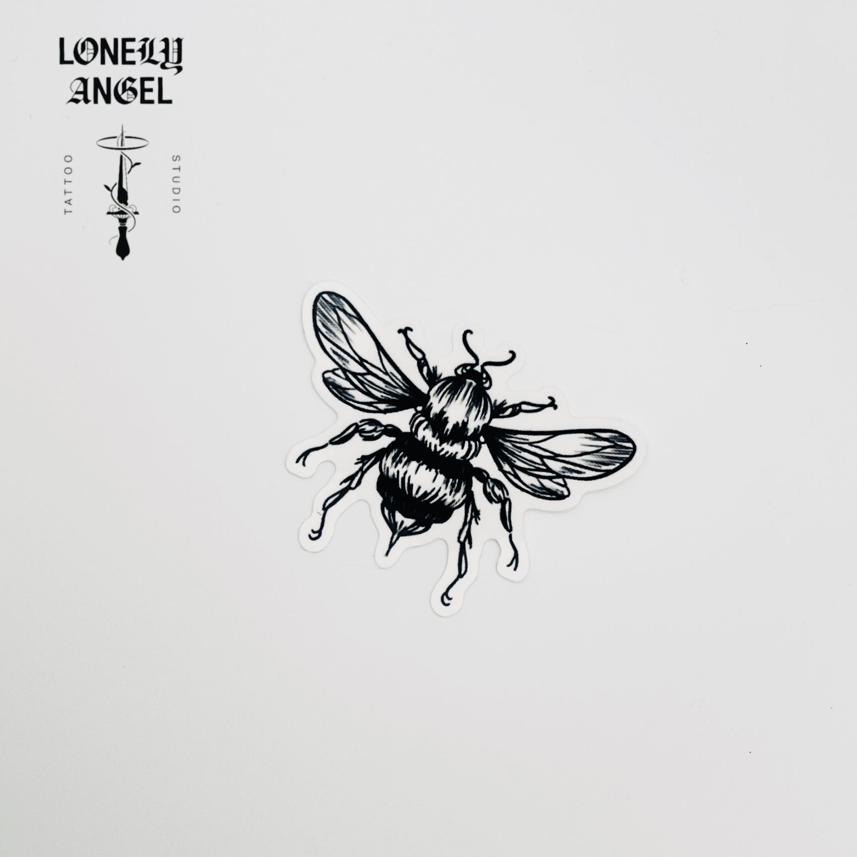 Bee Temporary Tattoo 3"