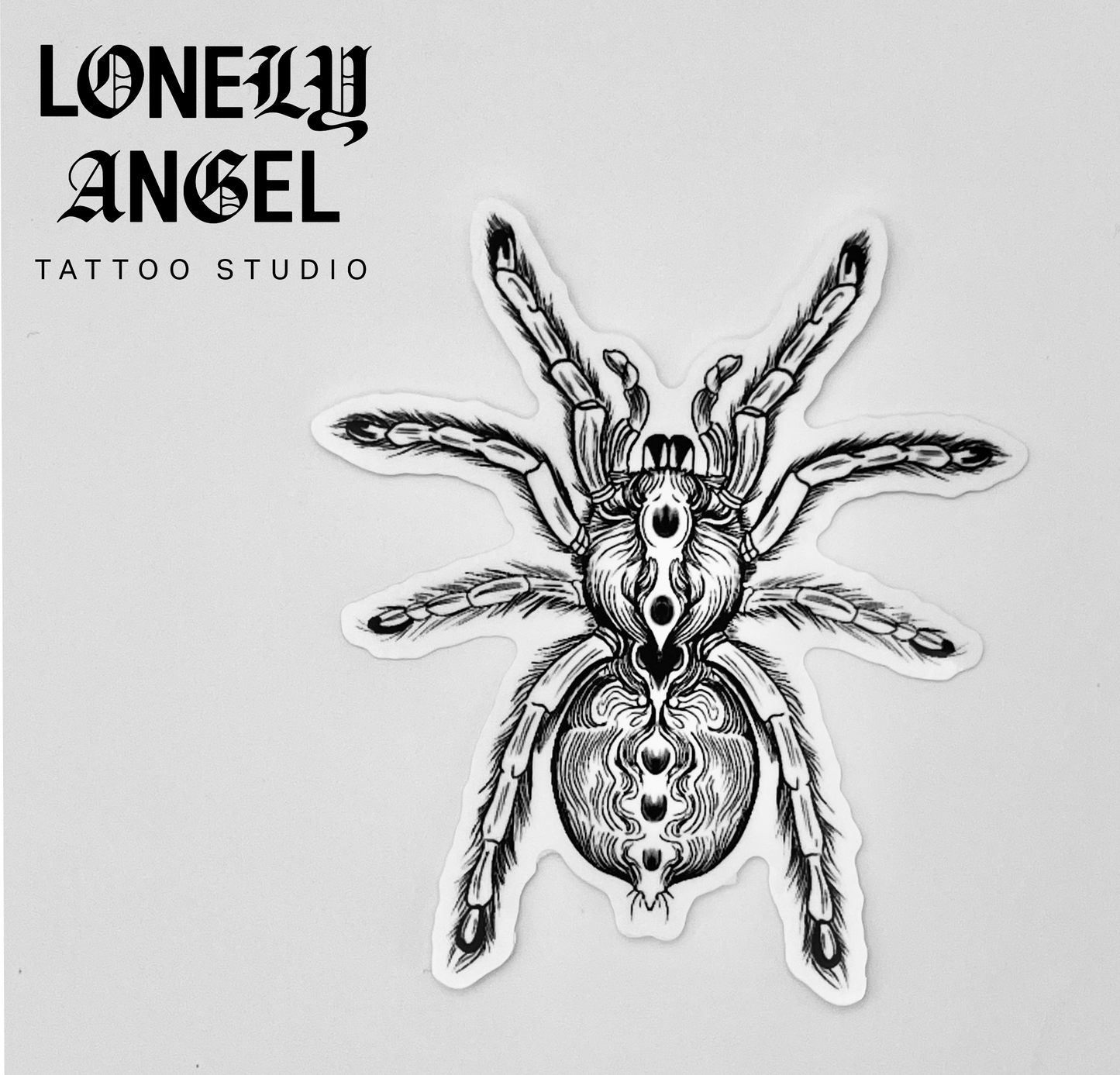 Tarantula Temporary Tattoo 4"