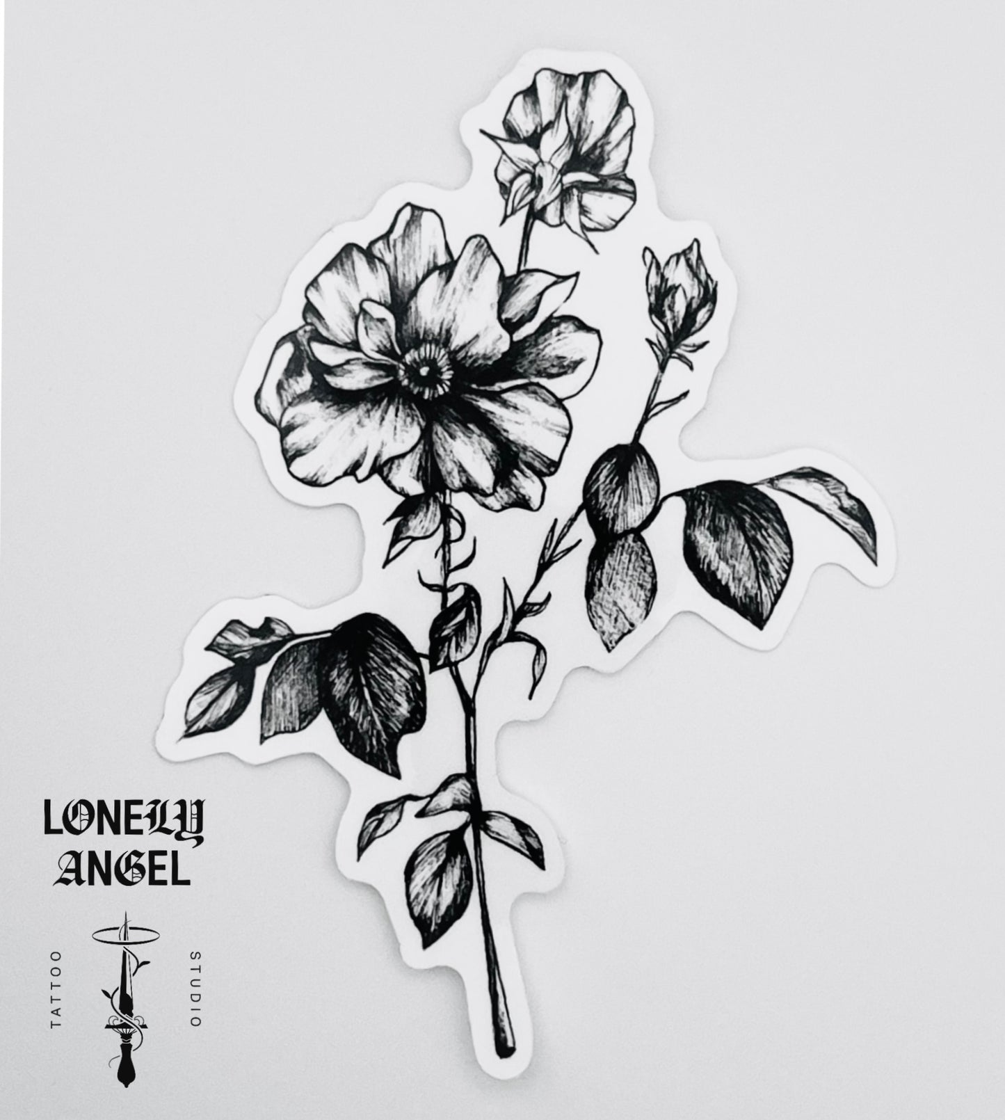Wildflower Temporary Tattoo 4”